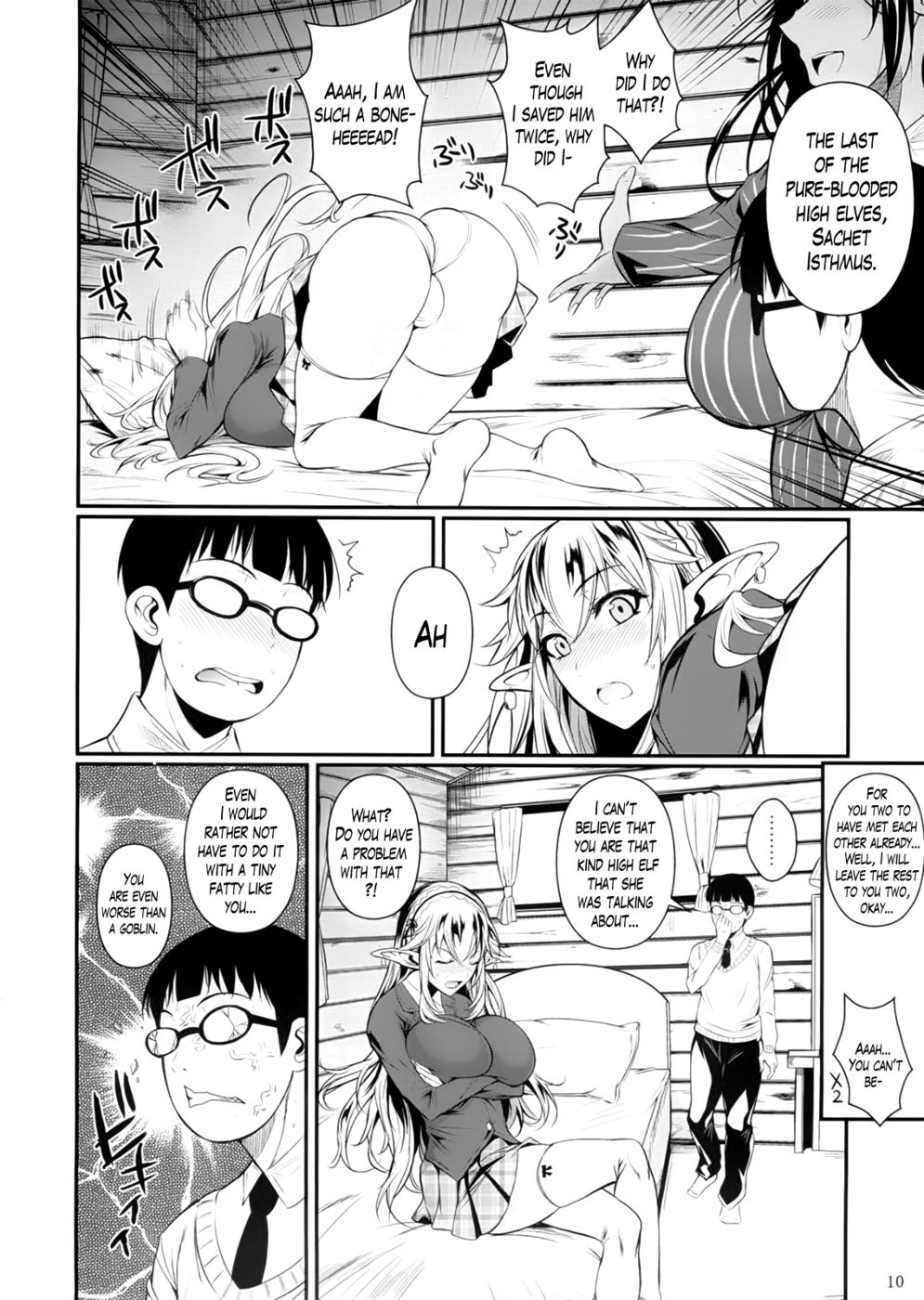 Hentai Manga Comic-High Elf x High School-Read-10